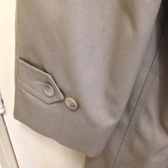 Westchester Classics Vintage 80's Trench Coat Khaki  Mens SZ 44 Long - Picture 6 of 12